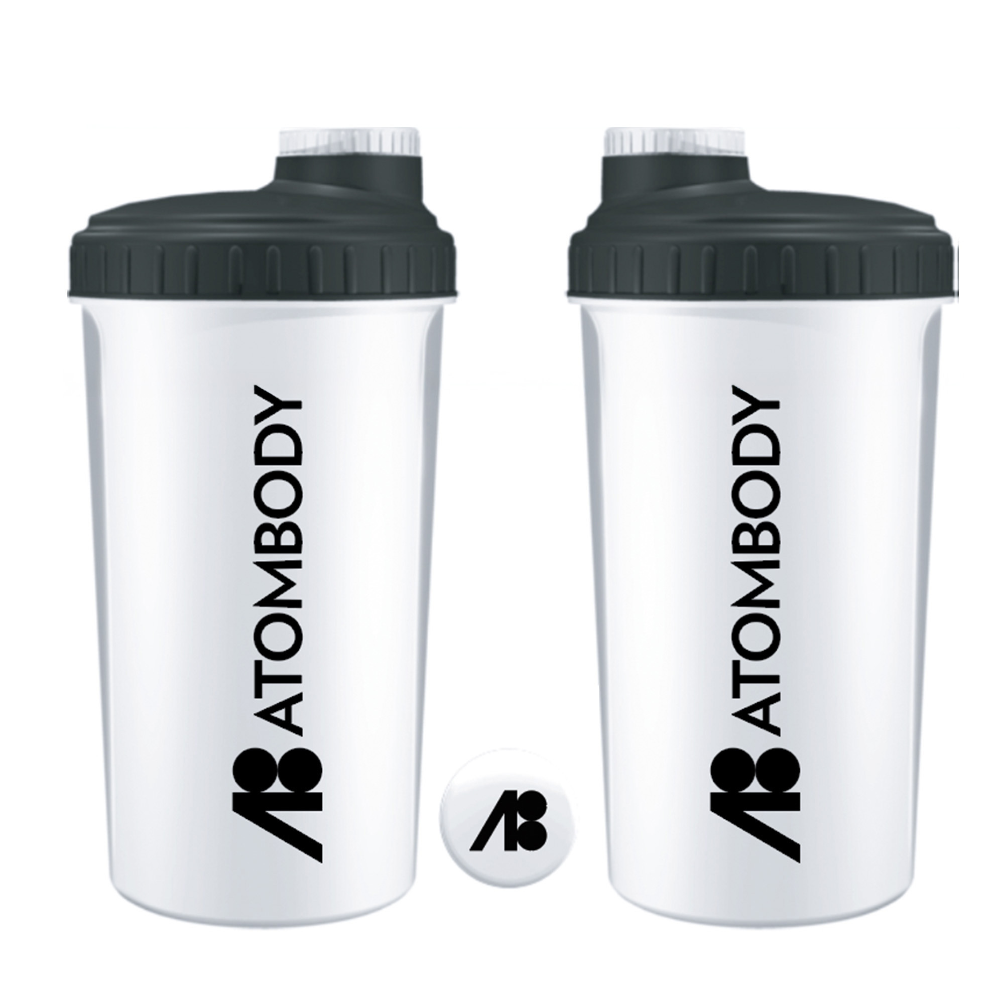 ATOMBODY SHAKER OPAQUE WHITE, 700 ml
