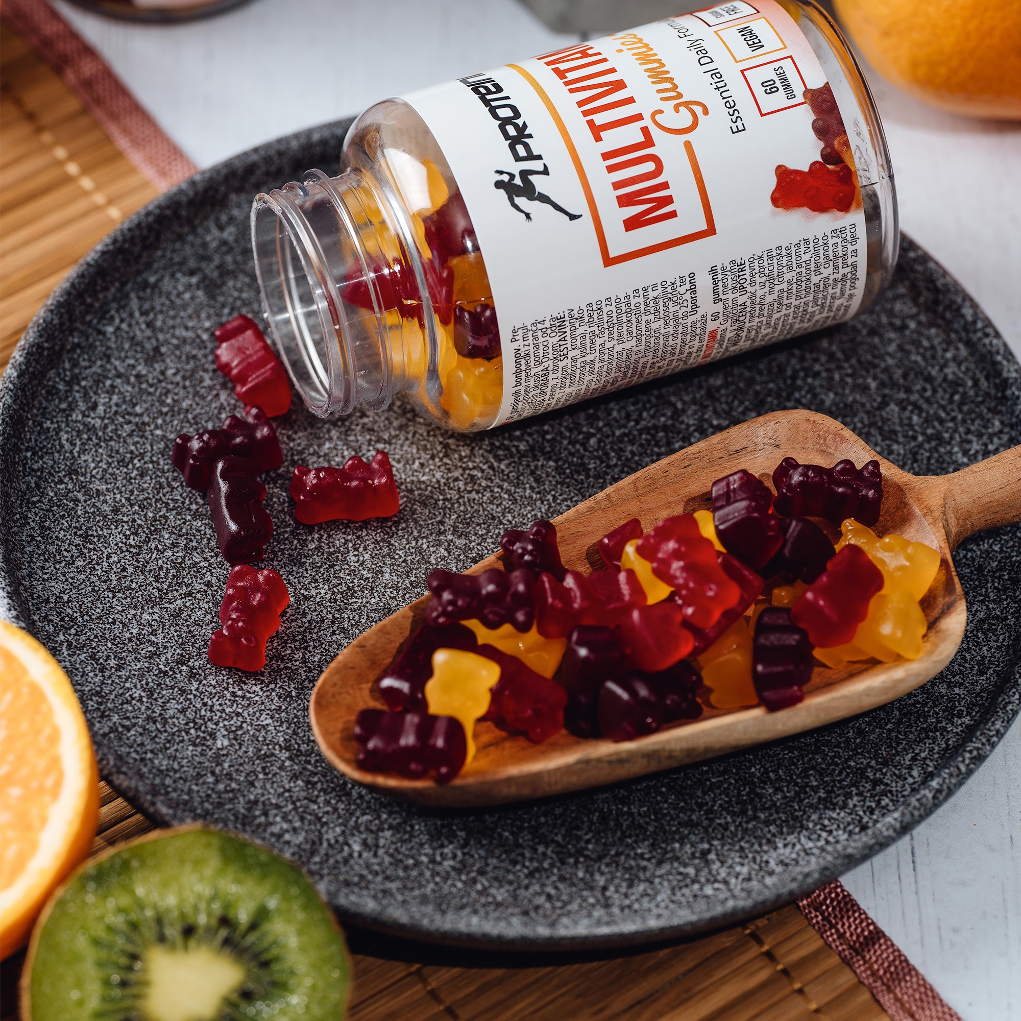 PROTEINI.SI MULTIVITAMIN VEGAN GUMMIES, 60 gummies PROTEINI.SI MULTIVITAMIN VEGAN GUMMIES, 60 gummies