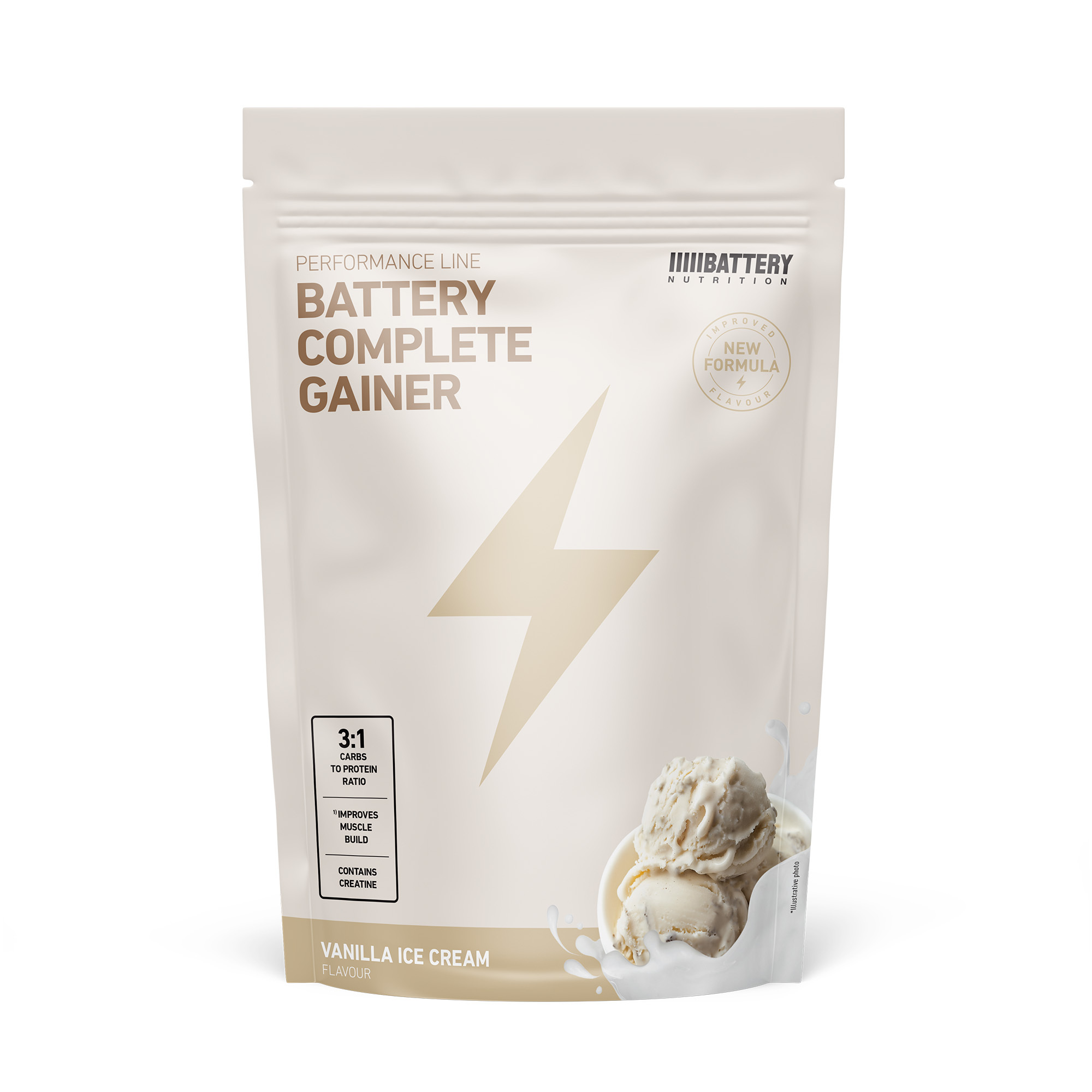BATTERY COMPLETE GAINER, 3000g