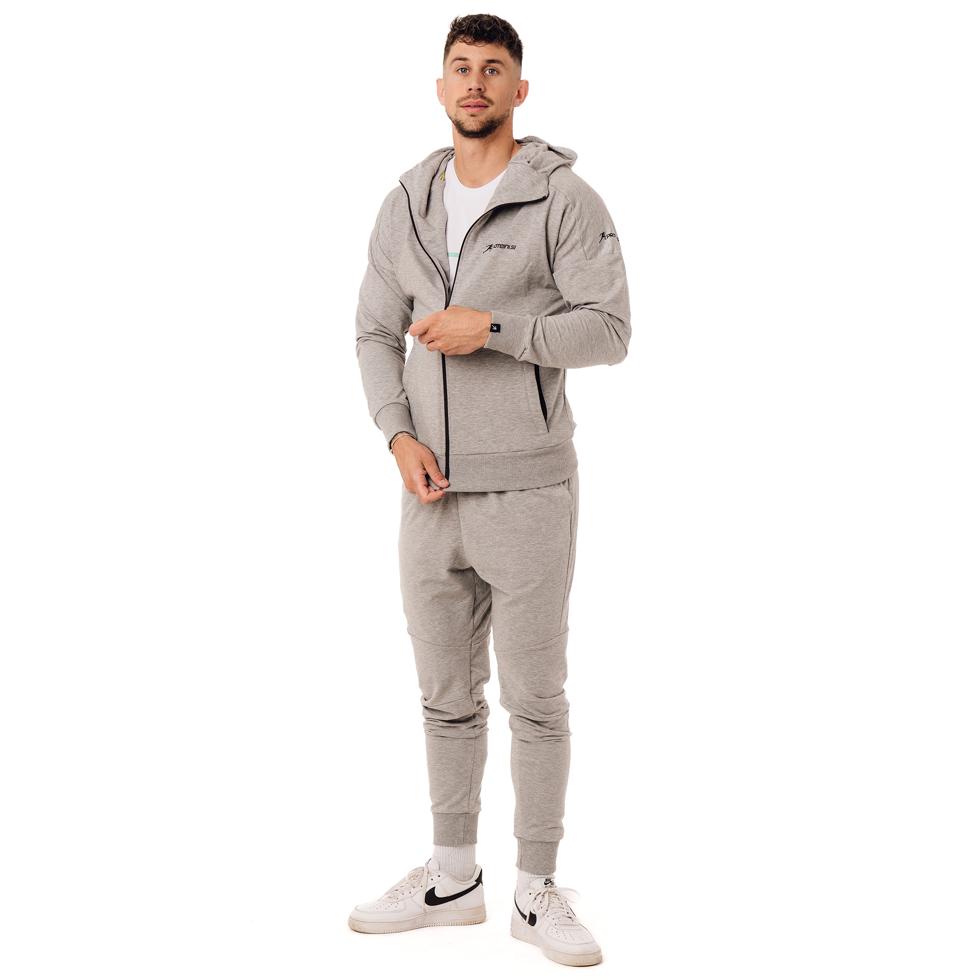 ZIP HOODIE ARMY (GREY)