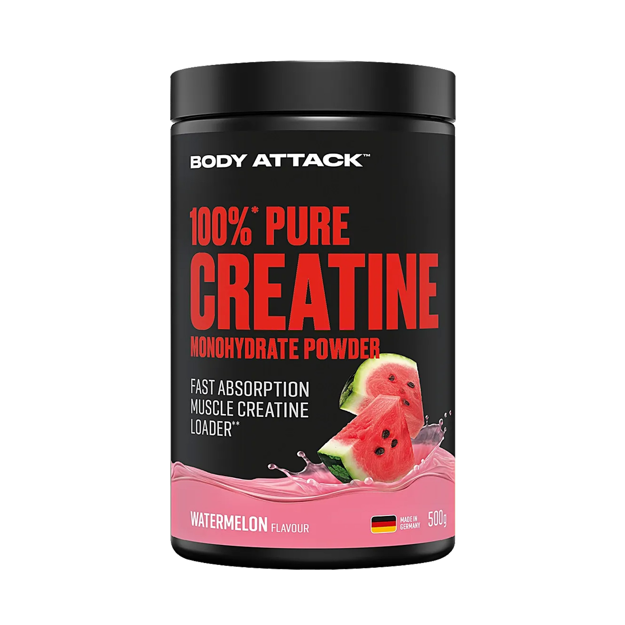 BODY ATTACK 100% PURE CREATINE MONOHYDRATE (flavoured)