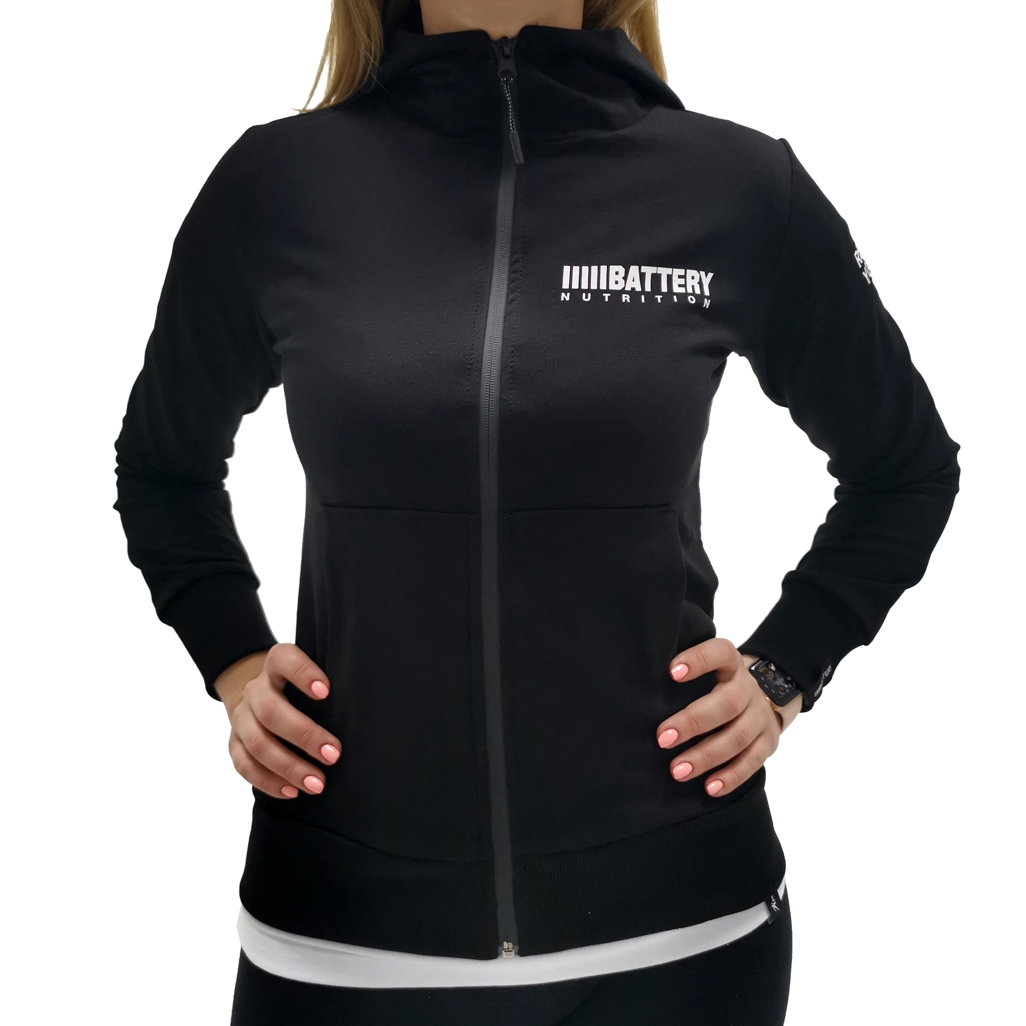 WOMEN'S ZIP HOODIE BATTERY WOMEN'S ZIP HOODIE BATTERY