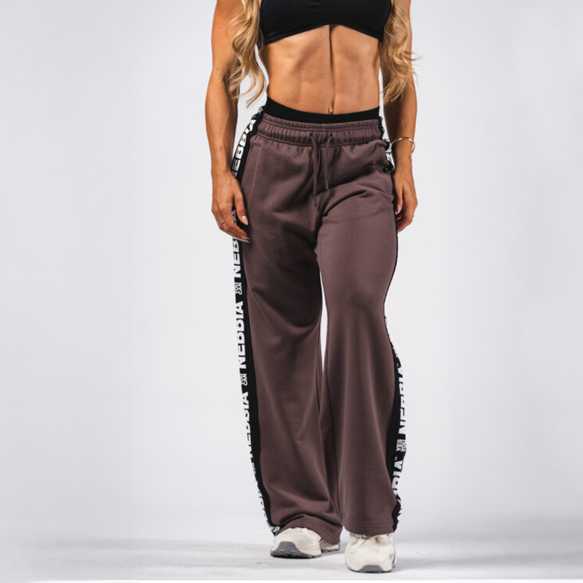 NEBBIA SWEATPANTS URBAN - 490, dark brown