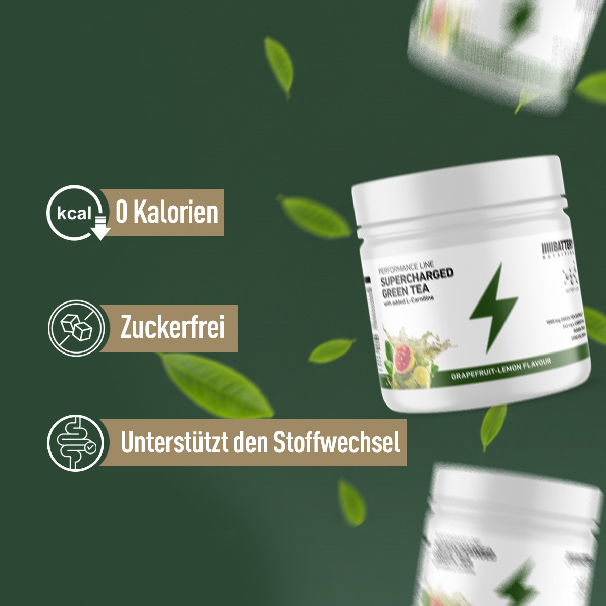 BATTERY SUPERCHARGED GREEN TEA