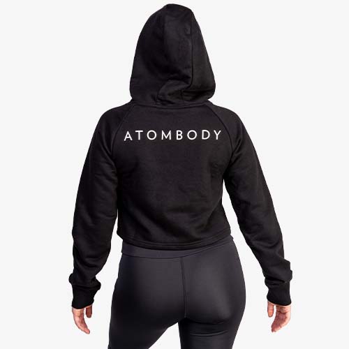 ATOMBODY CROP SWEAT HOODIE