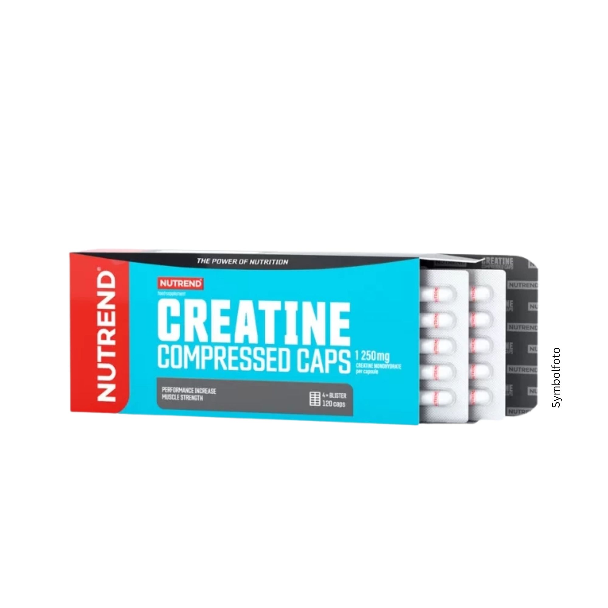 NUTREND CREATINE COMPRESSED CAPS, 120 Kapseln