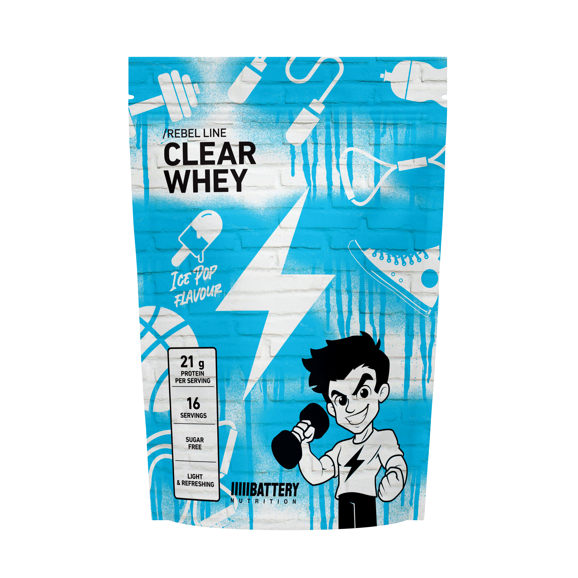BATTERY REBEL CLEAR WHEY BATTERY REBEL CLEAR WHEY