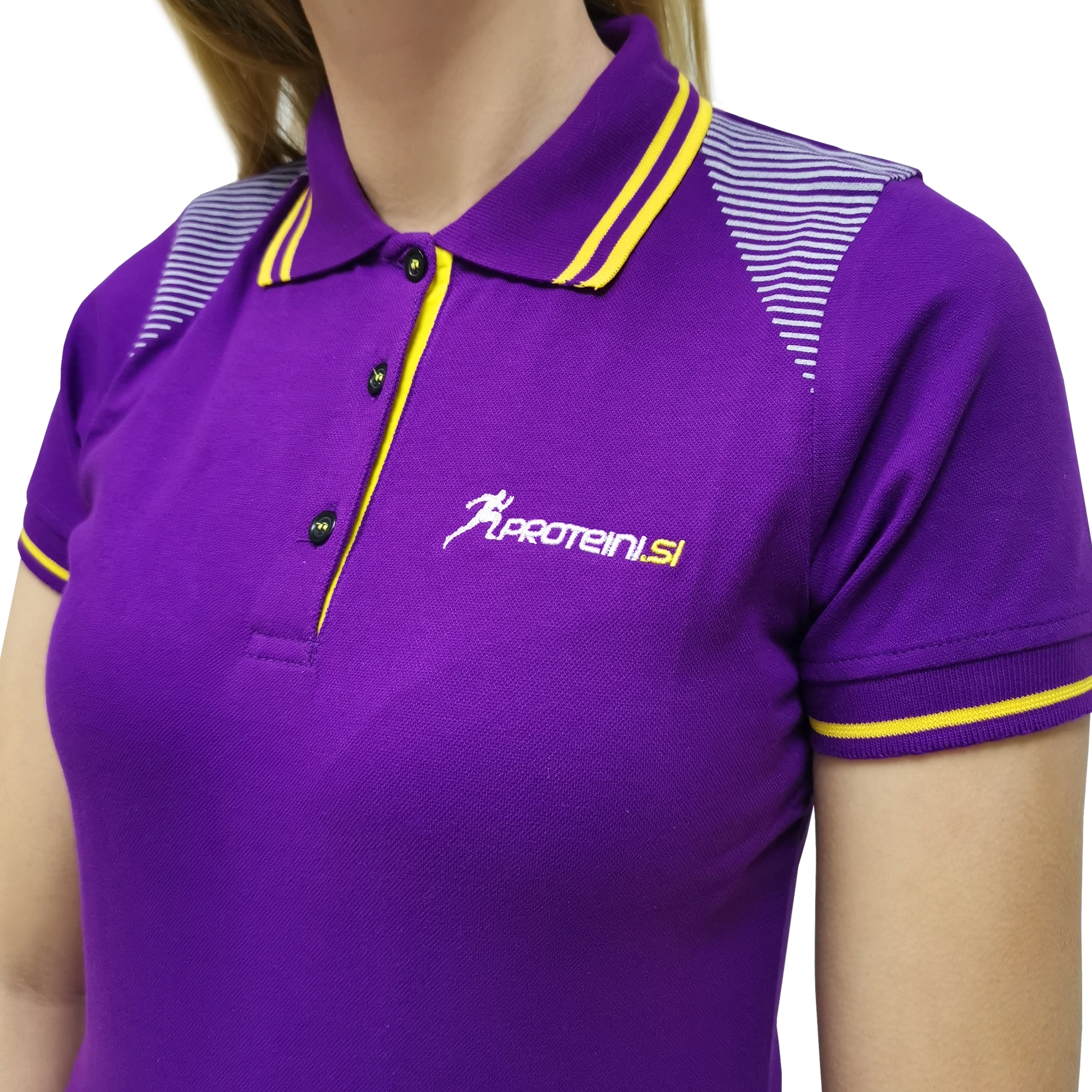 PROTEINI.SI WOMEN'S POLO T-SHIRT LAUREN PROTEINI.SI WOMEN'S POLO T-SHIRT LAUREN