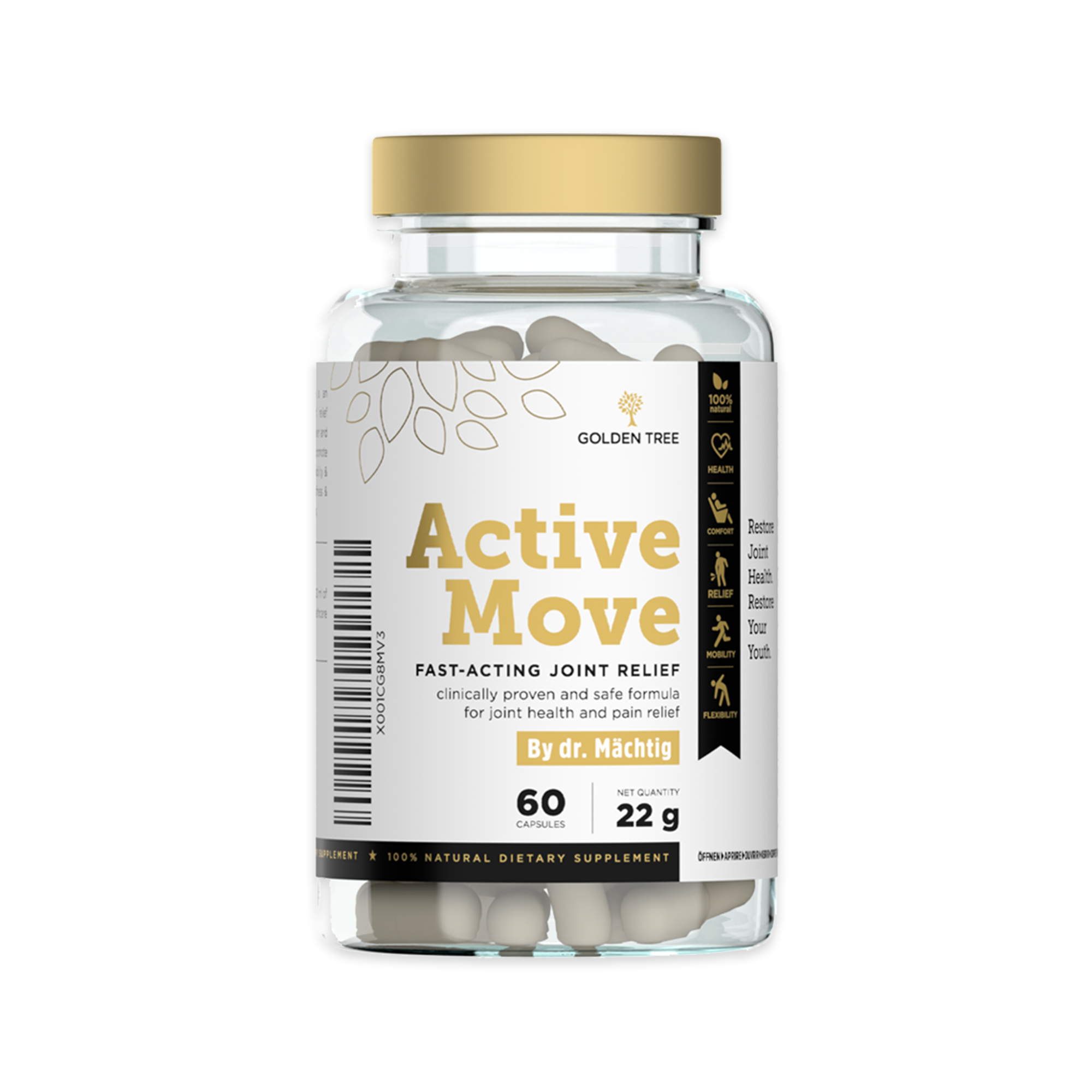 GOLDEN TREE ACTIVE MOVE, 60 Kapseln