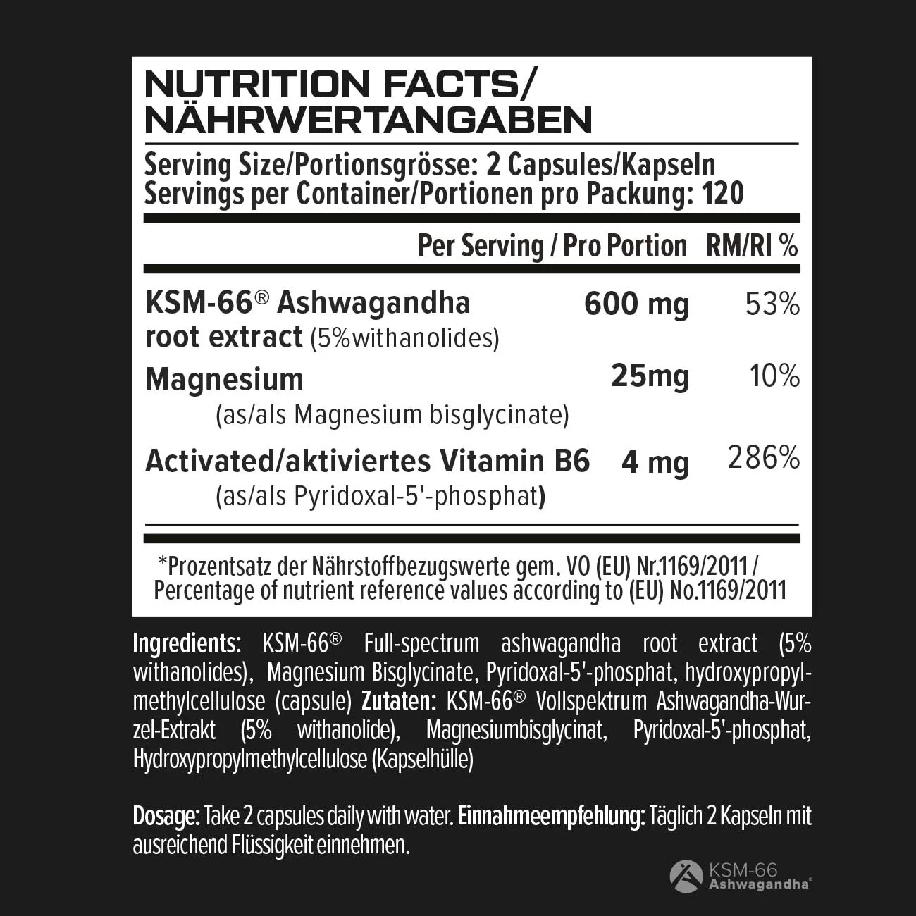 VAST ASHWAGANDHA 600 PRO