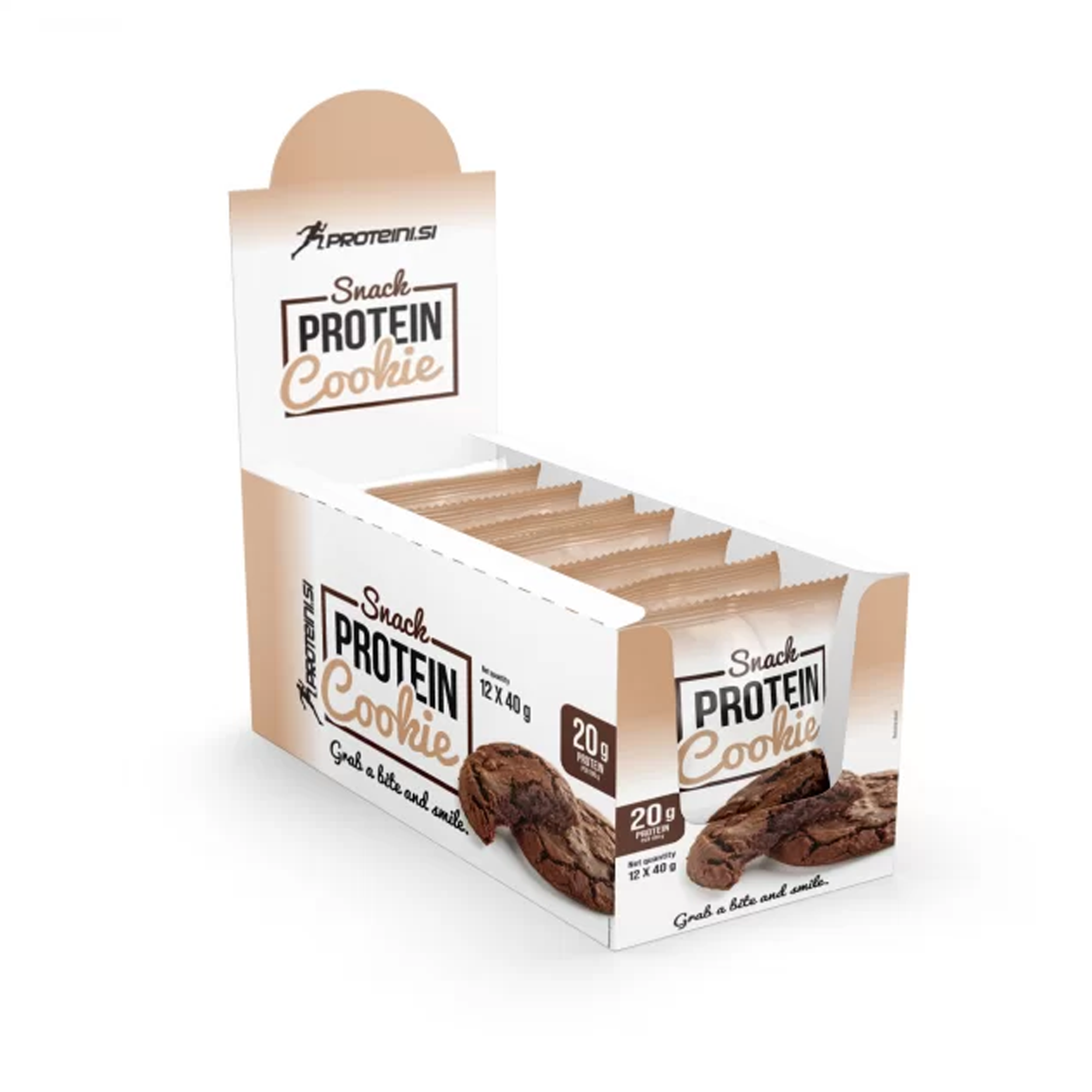 PROTEINI.SI PROTEIN COOKIE, 12x40g