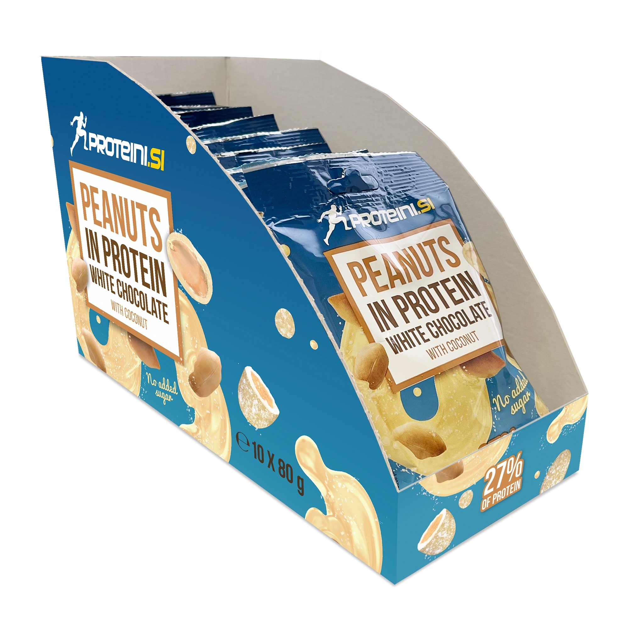 PROTEINI.SI PEANUTS IN PROTEIN WHITE CHOCOLATE