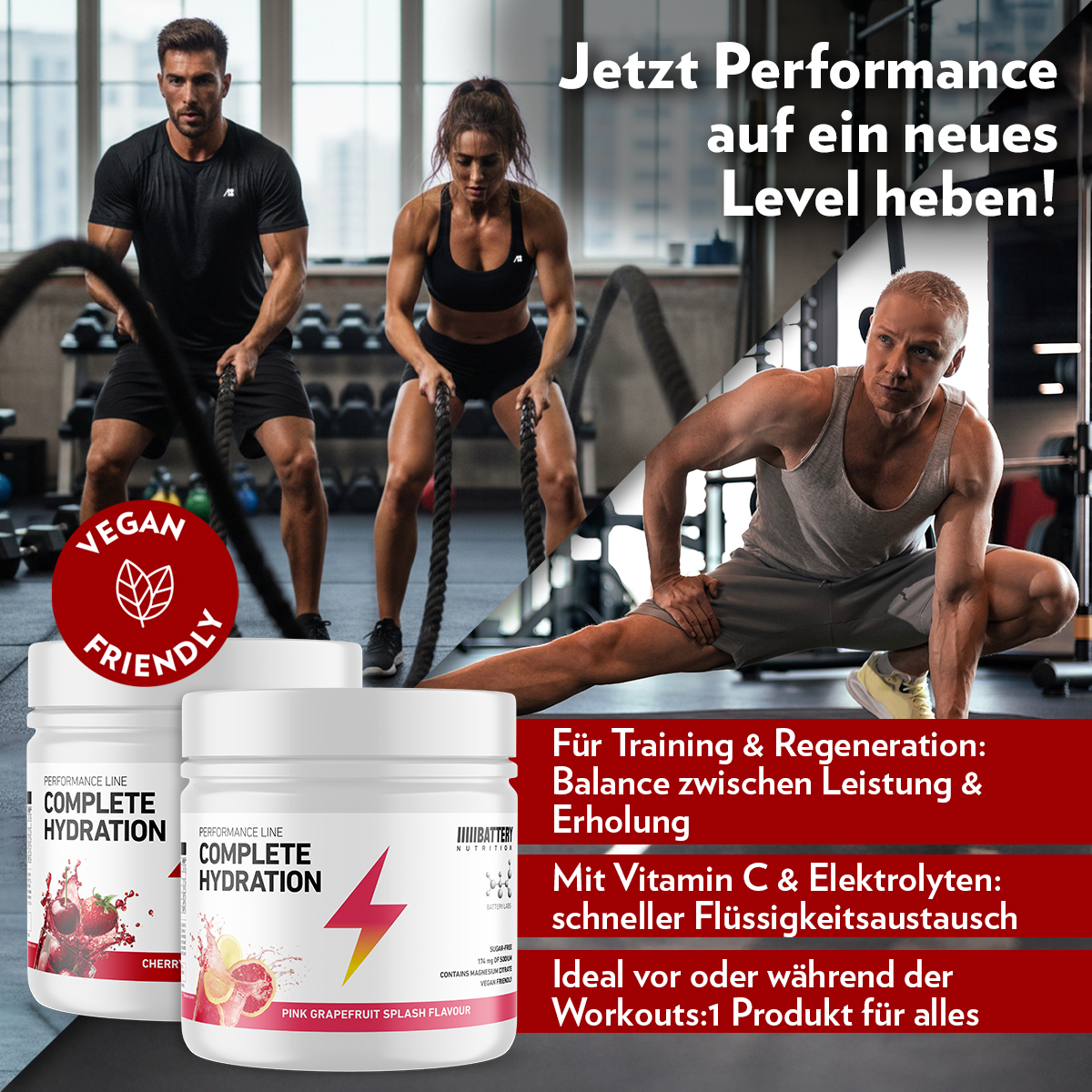 BATTERY COMPLETE HYDRATION