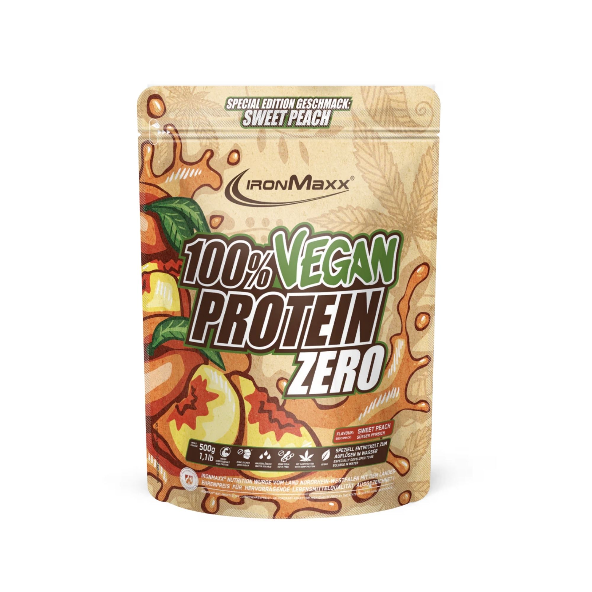 IRONMAXX 100% VEGAN PROTEIN ZERO, 500 g