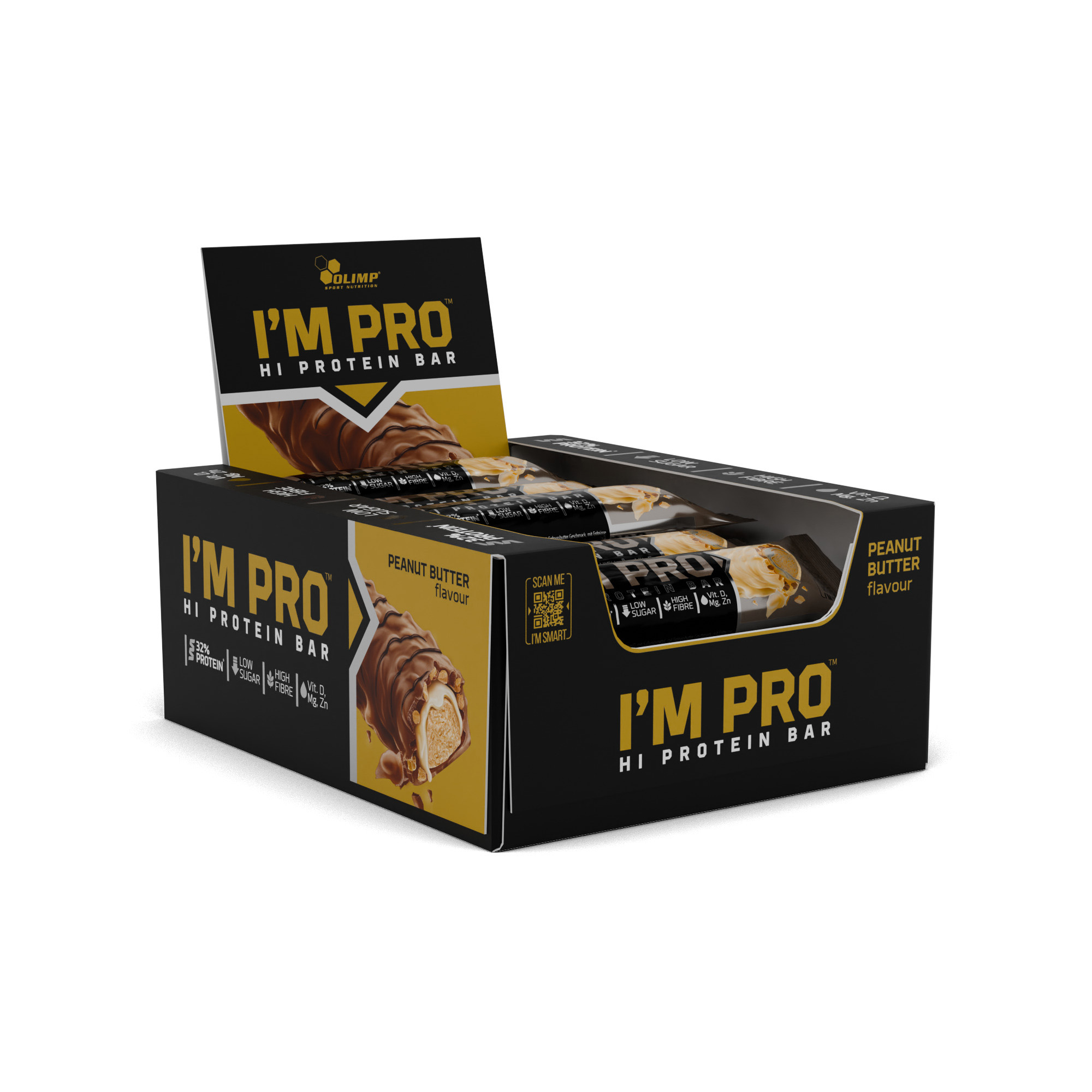 OLIMP I'M PRO PROTEIN BAR, 15x40g